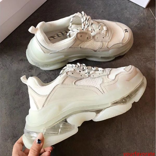 luxury paris 17fw designer triple s clear sole white sneakers for women men grandpa trainer vintage triple s blue bubble bottom tennis shoes
luxury paris 17fw designer triple s clear sole white sneakers for women men grandpa trainer vintage triple s blue bubble bottom tennis shoes