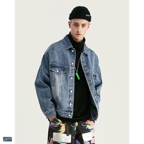 cooo coll men women denim jacket classic long sleeve solid color bomber outwear hombre loose lapels jackets winter coat, Black;brown
cooo coll men women denim jacket classic long sleeve solid color bomber outwear hombre loose lapels jackets winter coat, Black;brown
