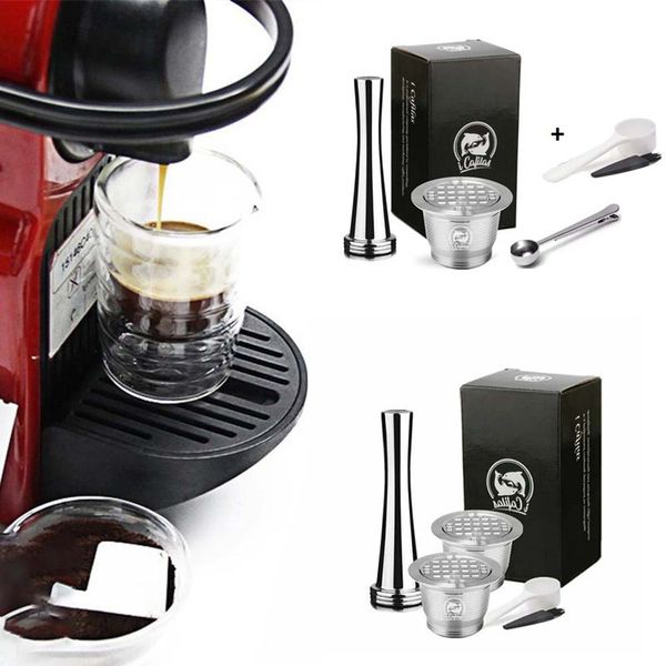 set coffee capsule espresso maker barista reusable stainless steel food grade kitchen dining bar for nespresso machine
set coffee capsule espresso maker barista reusable stainless steel food grade kitchen dining bar for nespresso machine
