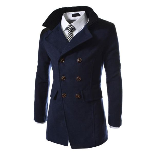 new muqgew men jacket warm winter double breasted trench long outwear button smart overcoat casual fashion roupas masculina #g6, Black
new muqgew men jacket warm winter double breasted trench long outwear button smart overcoat casual fashion roupas masculina #g6, Black