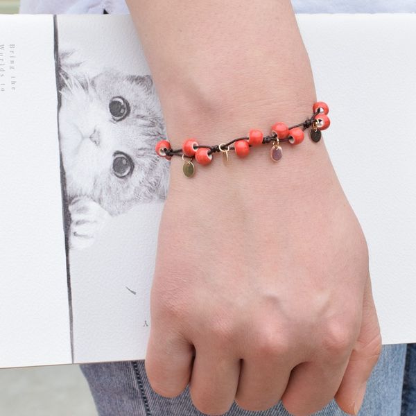 small fresh womens ceramic bracelet small simple fashion round bead bracelet alloy accessories hand-woven bracelet, Black
small fresh womens ceramic bracelet small simple fashion round bead bracelet alloy accessories hand-woven bracelet, Black