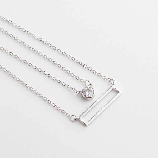 925 sterling silver многослойных циркон геометрических ожерелья для женщин девушка подарки изящных ювелирных изделий 925-34
925 sterling silver многослойных циркон геометрических ожерелья для женщин девушка подарки изящных ювелирных изделий 925-34