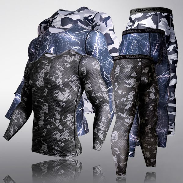 men's thermal underwear sportswear men compression camouflage tracksuit 2 sets long johns fitness tights tactical mma leggings jogging, Black;white
men's thermal underwear sportswear men compression camouflage tracksuit 2 sets long johns fitness tights tactical mma leggings jogging, Black;white