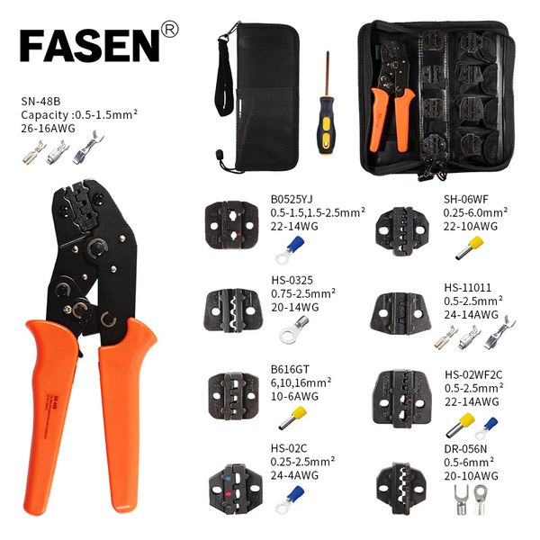 crimping tools pliers set for xh2.54 pulg/tubular/tube/insulated terminals sn-48 ratchet crmping plier 8 jaw kit pressing pliers
crimping tools pliers set for xh2.54 pulg/tubular/tube/insulated terminals sn-48 ratchet crmping plier 8 jaw kit pressing pliers