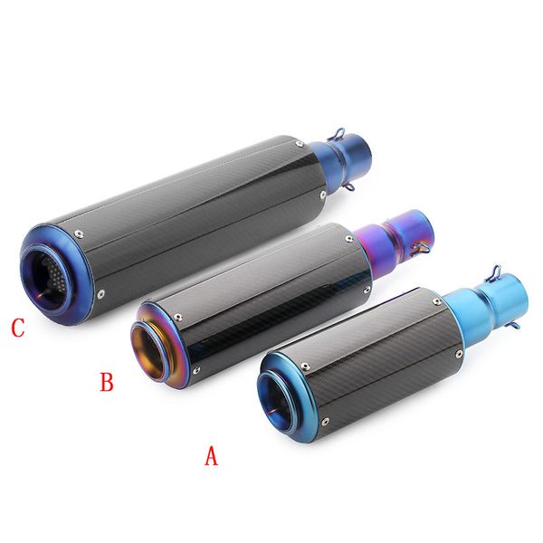universal carbon fiber motorcycle scooter modified exhaust muffler pipe for hayabusa gsx r1300 s1000 s1000f r600 r500
universal carbon fiber motorcycle scooter modified exhaust muffler pipe for hayabusa gsx r1300 s1000 s1000f r600 r500