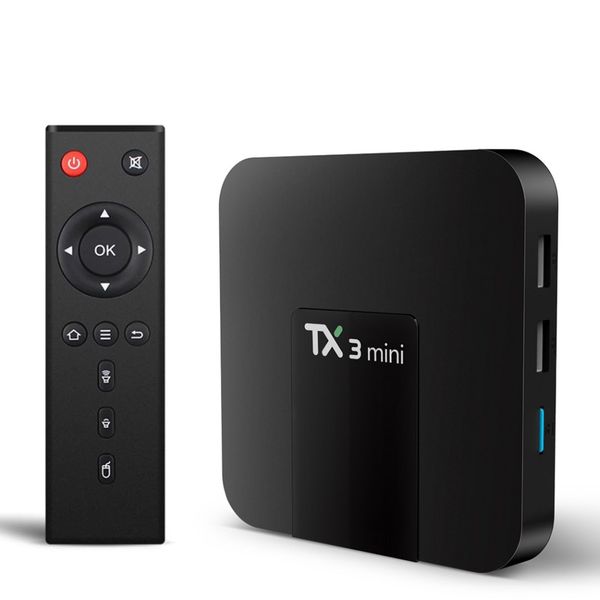 Высокое качество Android 7.1 TV BOX TX3 мини Amlogic S905W четырехъядерным 1GB / 8GB встроенной 2.4GWIFI Smart TV коробки CS
Высокое качество Android 7.1 TV BOX TX3 мини Amlogic S905W четырехъядерным 1GB / 8GB встроенной 2.4GWIFI Smart TV коробки CS