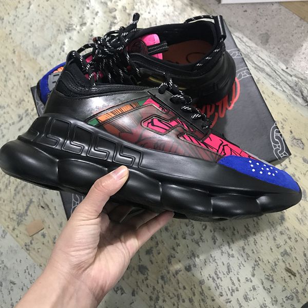 Dust Bag New Chain Reaction Shoes Link-Embossed Sole Luxury Brand Fashion Casual Designer Men Women Shoes Sport Sneakers Dad Shoes
Dust Bag New Chain Reaction Shoes Link-Embossed Sole Luxury Brand Fashion Casual Designer Men Women Shoes Sport Sneakers Dad Shoes