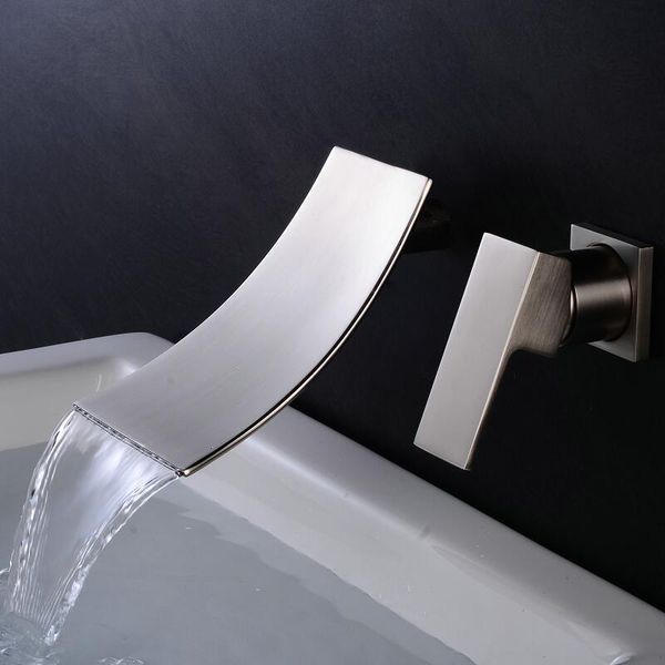 basin faucet brass black/nickel/chrome in-wall square bathroom sink faucet 3 hole double handle and cold waterfall taps
basin faucet brass black/nickel/chrome in-wall square bathroom sink faucet 3 hole double handle and cold waterfall taps