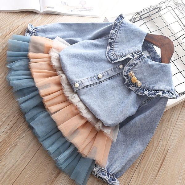 girls set kids long sleeve denim shirts +gauze tutu skirts 2pcs/set girls fashion denim outfits children clothing z11, White
girls set kids long sleeve denim shirts +gauze tutu skirts 2pcs/set girls fashion denim outfits children clothing z11, White