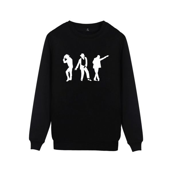 michael jackson silhouette hoodies fashion casual men women clothing capless sweatshirts poppin silhouette, Black
michael jackson silhouette hoodies fashion casual men women clothing capless sweatshirts poppin silhouette, Black
