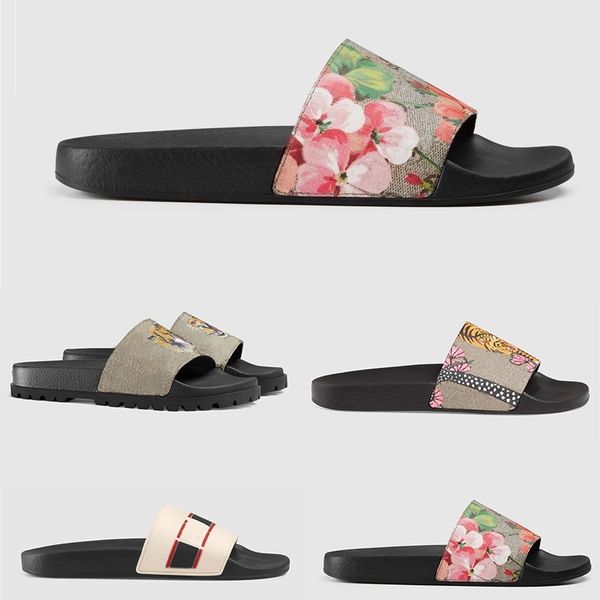 Hot Sale 2019 Summer Mens Ace Designer Slippers Floral brocade Gear bottoms Flip Flops Women striped Beach Casual Slides Shoes Size 36-45
Hot Sale 2019 Summer Mens Ace Designer Slippers Floral brocade Gear bottoms Flip Flops Women striped Beach Casual Slides Shoes Size 36-45