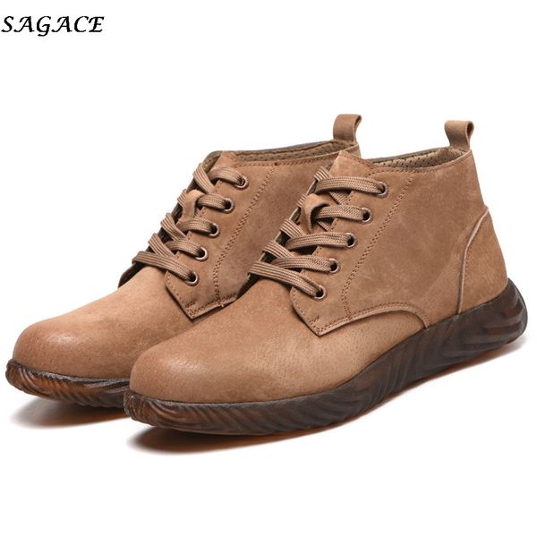 sagace casual shoes men work safety boots construction steel toe cap anti-smashing outdoor mesh sneakers hiking breathable shoes, Black
sagace casual shoes men work safety boots construction steel toe cap anti-smashing outdoor mesh sneakers hiking breathable shoes, Black