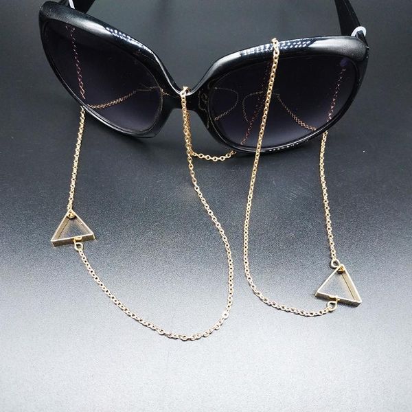 fashion women long chain glasses cord geometric hollow triangle eyewear chain eyewear accessories jewelry, Silver
fashion women long chain glasses cord geometric hollow triangle eyewear chain eyewear accessories jewelry, Silver