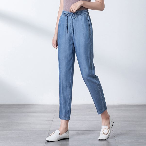 han edition of leisure show thin the nine points after the draw string waist elastic waist harlan cowboy panty. 9337, Blue
han edition of leisure show thin the nine points after the draw string waist elastic waist harlan cowboy panty. 9337, Blue