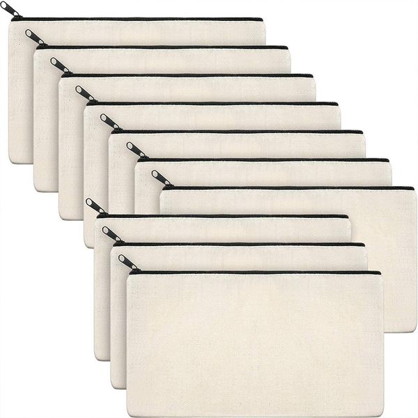 canvas zipper bags canvas pencil pouch makeup bags blank pencil case diy craft bags(14 pieces)
canvas zipper bags canvas pencil pouch makeup bags blank pencil case diy craft bags(14 pieces)