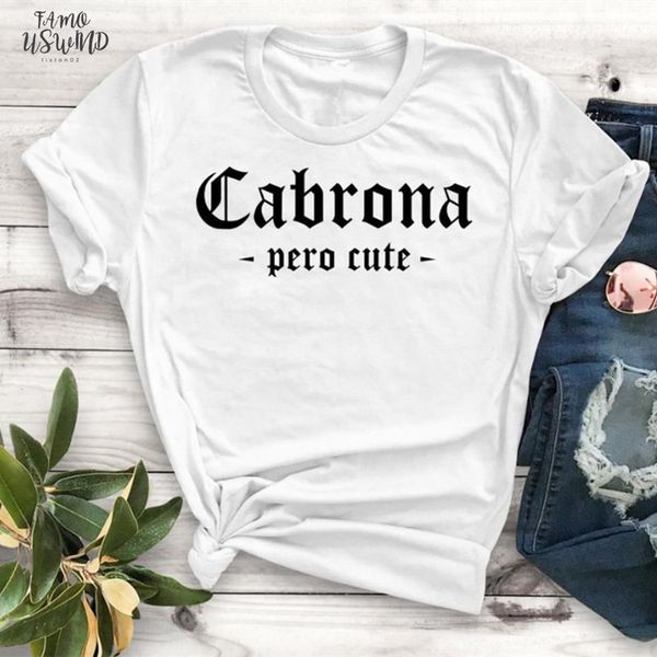2020 cabrona graphic women t shirt summer cartoon printed woman t shirt black white casual tee o neck female clothes
2020 cabrona graphic women t shirt summer cartoon printed woman t shirt black white casual tee o neck female clothes