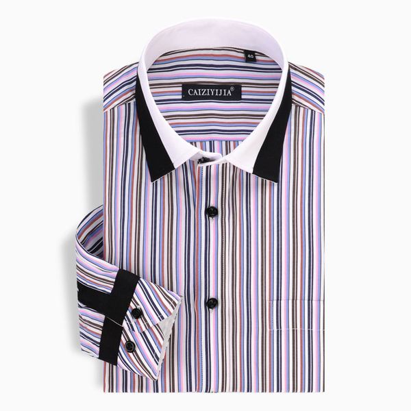 2016 new striped shirt men white black patchwork collar long sleeve slim fit 100%cotton business mens dress shirts plaid shirt
2016 new striped shirt men white black patchwork collar long sleeve slim fit 100%cotton business mens dress shirts plaid shirt