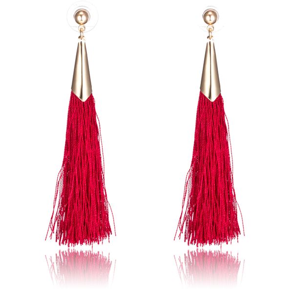 long ethnic bohemian tassel fringe drop earrings for women ladies statement hanging dangle earrings jewelry accessories gifts, Silver
long ethnic bohemian tassel fringe drop earrings for women ladies statement hanging dangle earrings jewelry accessories gifts, Silver