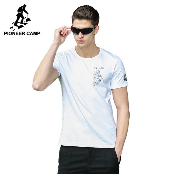pioneer camp new men t- shirt brand-clothing print t shirt male print slim fit short sleeve tshirt black white adt701104a, White;black
pioneer camp new men t- shirt brand-clothing print t shirt male print slim fit short sleeve tshirt black white adt701104a, White;black