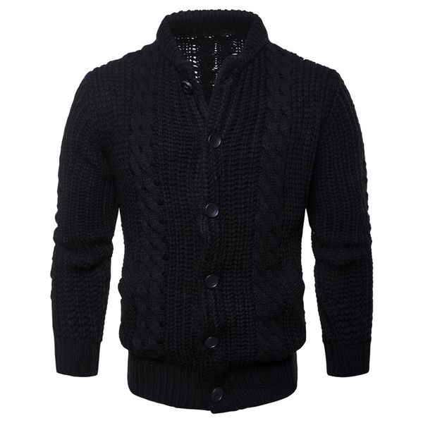 2018 fashion style mens thick long sleeve writhing sweaters casual stand-collar mens knitted outerwear coats, White;black
2018 fashion style mens thick long sleeve writhing sweaters casual stand-collar mens knitted outerwear coats, White;black