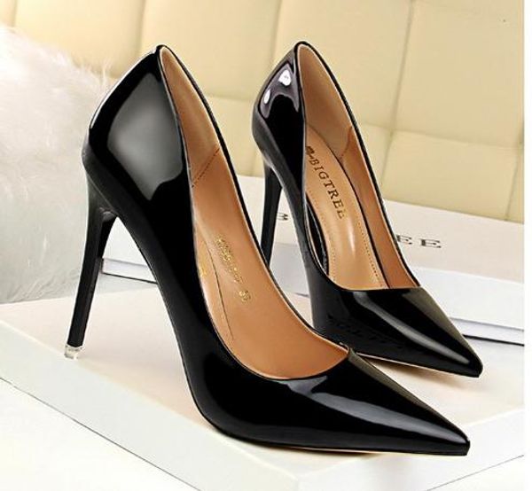 точка toe насосы высокой пятки rubber американской моды металла обувь женские аксессуары неглубоко заостренные сексуальный ночной клуб тонки, Black
точка toe насосы высокой пятки rubber американской моды металла обувь женские аксессуары неглубоко заостренные сексуальный ночной клуб тонки, Black