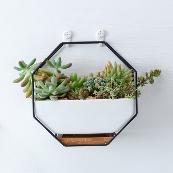 geometric hanging wall flower pots iron rack ceramic flower pot bamboo tray iron frame
geometric hanging wall flower pots iron rack ceramic flower pot bamboo tray iron frame