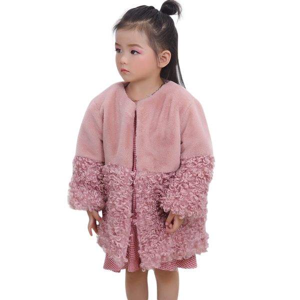 new arrivals outwear patchwork full sleeve coat for girls faux fur o neck warm winter blend coats, Blue;gray
new arrivals outwear patchwork full sleeve coat for girls faux fur o neck warm winter blend coats, Blue;gray