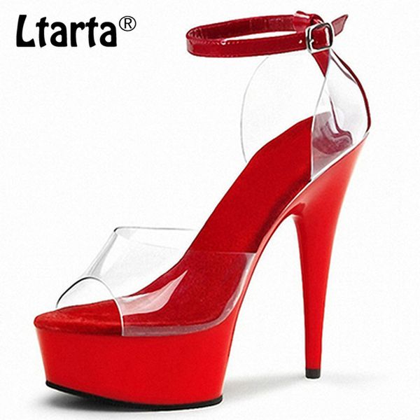 ltarta 15cm heels new flower, transparent fish mouth, fine heel, one word buckle, wrist strap, crystal sandals lyp, Black
ltarta 15cm heels new flower, transparent fish mouth, fine heel, one word buckle, wrist strap, crystal sandals lyp, Black