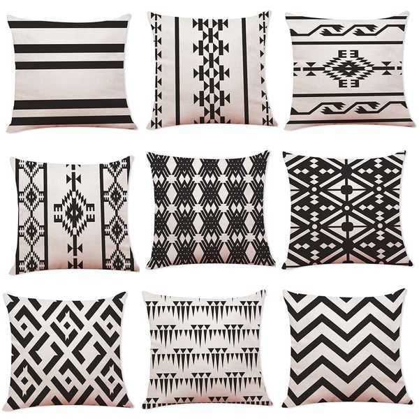 black striped pillow case geometric flower wave throw cushion pillow cover printed cushion pillowcase bedroom office home decoration 45*45cm
black striped pillow case geometric flower wave throw cushion pillow cover printed cushion pillowcase bedroom office home decoration 45*45cm