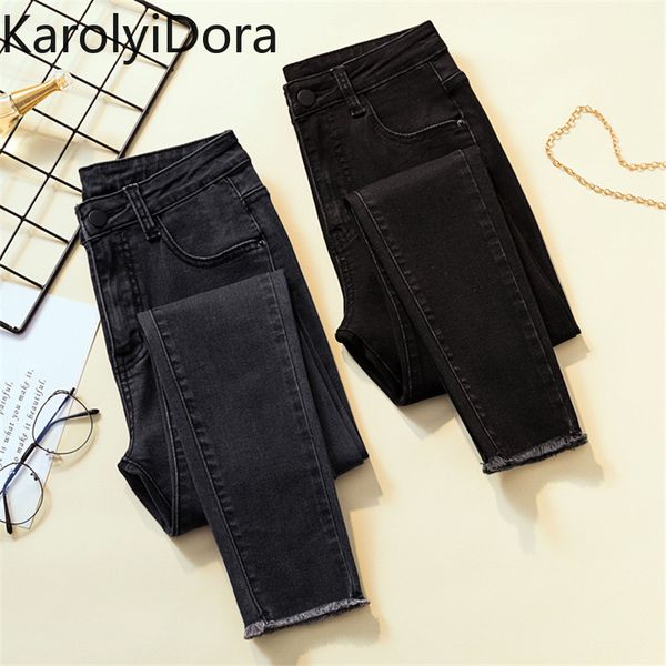 vintage mom fit high waist jeans elastic femme women washed black denim skinny jeans classic pencil pant plus size, Blue
vintage mom fit high waist jeans elastic femme women washed black denim skinny jeans classic pencil pant plus size, Blue