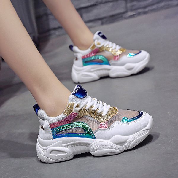 new summer women mesh breathable hollow shoes autumn female fashion sequins shoes student summer breathable sneaker flat sandals, Black
new summer women mesh breathable hollow shoes autumn female fashion sequins shoes student summer breathable sneaker flat sandals, Black