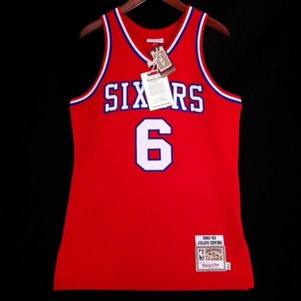 100% stitched julius erving mitchell & ness 82 83 sixers jersey size xs-5xl dr j basketball jerseys, Gray
100% stitched julius erving mitchell & ness 82 83 sixers jersey size xs-5xl dr j basketball jerseys, Gray