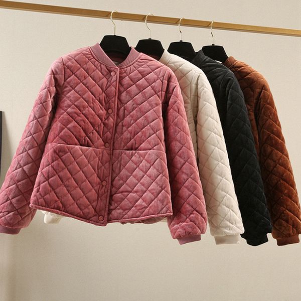 2019 spring and autumn 4 color women fashion loose jackets coats female casual thicken single breasted parkas women, Black
2019 spring and autumn 4 color women fashion loose jackets coats female casual thicken single breasted parkas women, Black