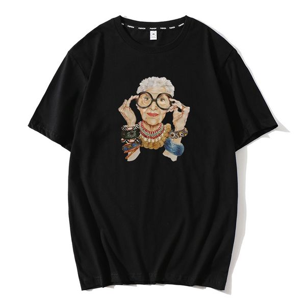 t-shirt loose ladies ins style fashion old lady print girls t-shirt cotton large size casual blouse, White
t-shirt loose ladies ins style fashion old lady print girls t-shirt cotton large size casual blouse, White