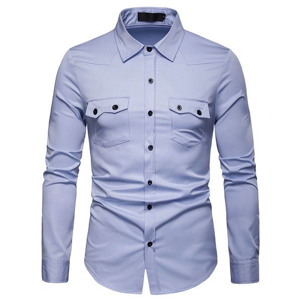europe size fashion men shirt turn down collar casual business long sleeve mens shirts solid masculina camisas dropshipping, White;black
europe size fashion men shirt turn down collar casual business long sleeve mens shirts solid masculina camisas dropshipping, White;black