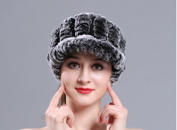 new fashion genuine real natural women's knitted fur hat visors ladies hand made knit headgear cap warm winter, Blue;gray
new fashion genuine real natural women's knitted fur hat visors ladies hand made knit headgear cap warm winter, Blue;gray