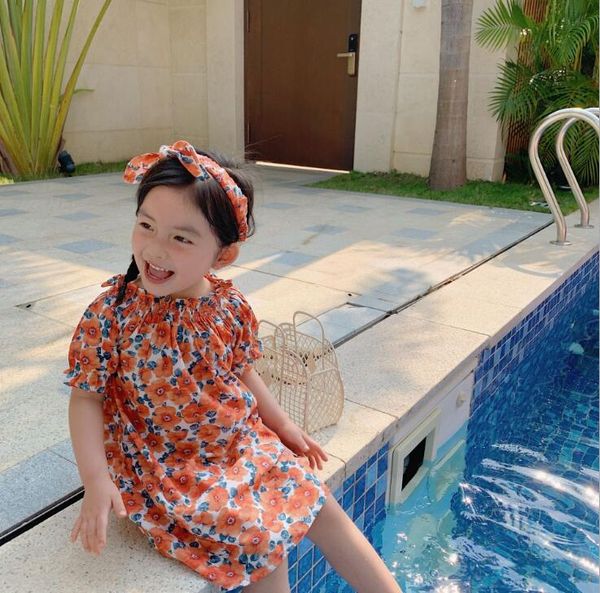 2020 korea style girls printed dress fashion summer girls dresses 1-6 years ho826, Red;yellow
2020 korea style girls printed dress fashion summer girls dresses 1-6 years ho826, Red;yellow