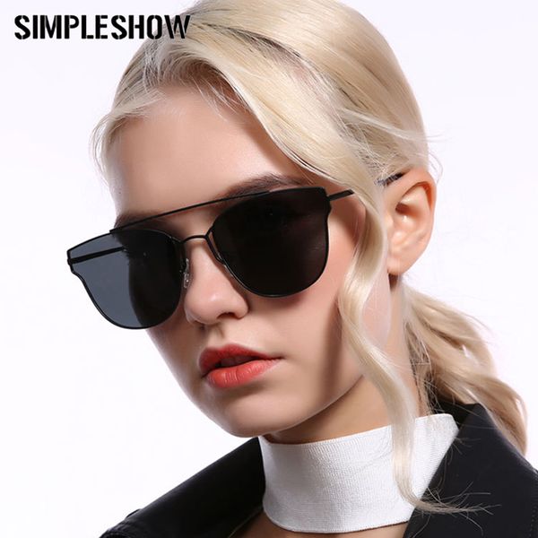 simpleshow 2019 new brand designer sunglasses women cat eyes lens sun glasses women frame shades ladies glasses oculos, White;black
simpleshow 2019 new brand designer sunglasses women cat eyes lens sun glasses women frame shades ladies glasses oculos, White;black