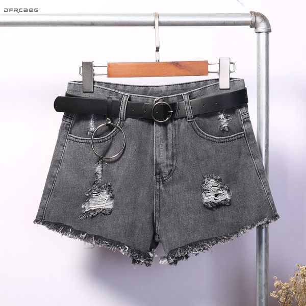 plus size gray high waist ripped ladies denim shorts with belt summer vintage loose short jeans female blue 3xl, White;black
plus size gray high waist ripped ladies denim shorts with belt summer vintage loose short jeans female blue 3xl, White;black