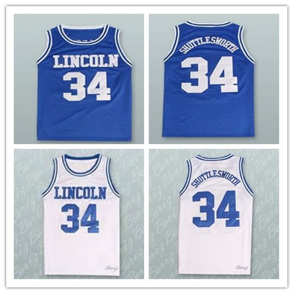 xs-6xl jesus shuttlesworth 34 lincoln high school white blue basketball jersey he got game mens stitched jerseys, Black;red
xs-6xl jesus shuttlesworth 34 lincoln high school white blue basketball jersey he got game mens stitched jerseys, Black;red