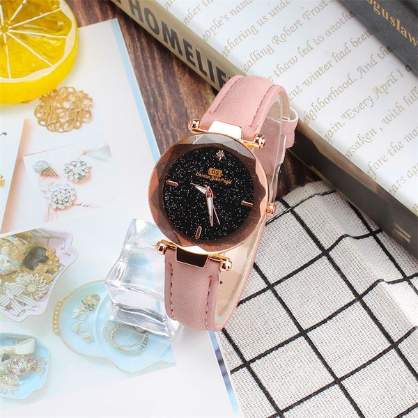 brand rose gold fashion women's ladies simple watch starry sky imitation leather simulation quartz watch clock gift, Slivery;brown
brand rose gold fashion women's ladies simple watch starry sky imitation leather simulation quartz watch clock gift, Slivery;brown
