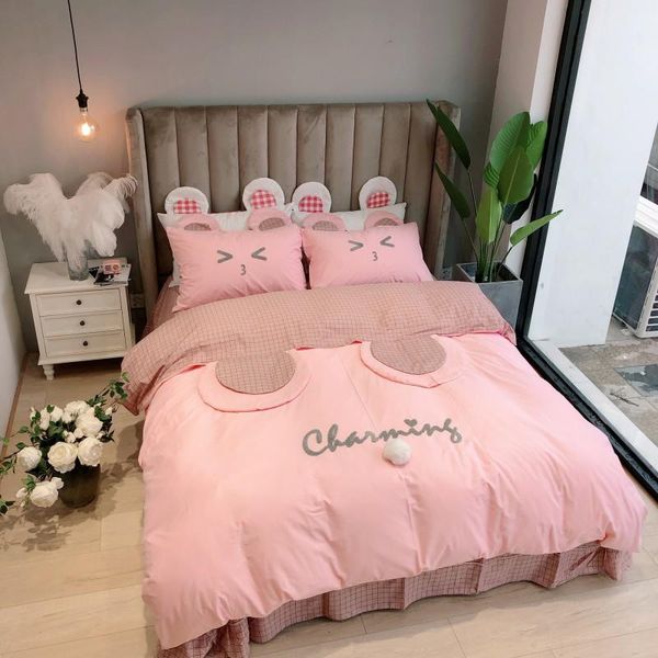 twin king size pink kids girls bedding set 100%cotton bedsheet duvet cover fitted sheet bed set ropa de cama parure de lit
twin king size pink kids girls bedding set 100%cotton bedsheet duvet cover fitted sheet bed set ropa de cama parure de lit