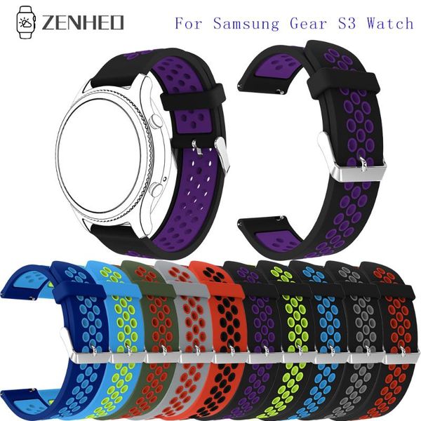 new silicone wristband for samsung galaxy 46mm watch bracelet adjustable replacement for samsung gear s3 watch band strap, Black;brown
new silicone wristband for samsung galaxy 46mm watch bracelet adjustable replacement for samsung gear s3 watch band strap, Black;brown