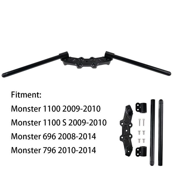 motorcycle clip on clipon handlebar handle bar bars adapter plate kit for 1100 s 696 796 2010 - 2014 aluminum accessories
motorcycle clip on clipon handlebar handle bar bars adapter plate kit for 1100 s 696 796 2010 - 2014 aluminum accessories