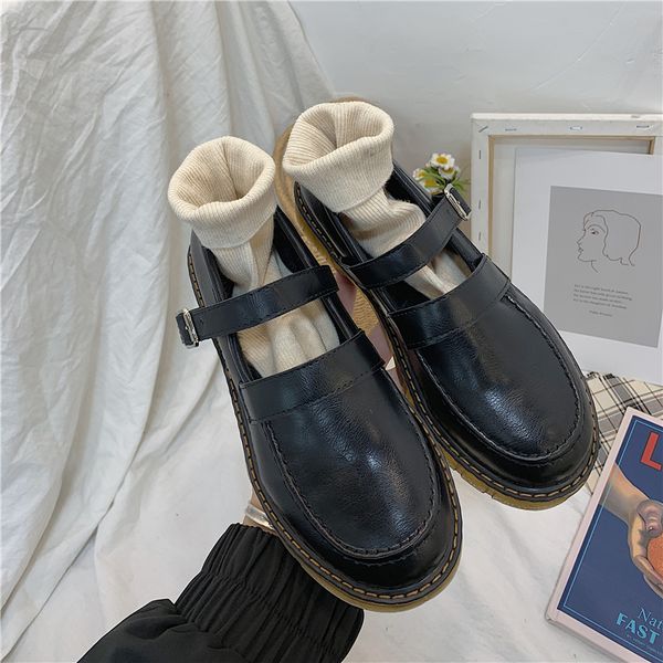 womens derby shoes all-match autumn casual female sneakers british style flats round toe 2019 fashion women's leather new fall, Black
womens derby shoes all-match autumn casual female sneakers british style flats round toe 2019 fashion women's leather new fall, Black