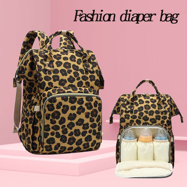 Backpack Diaper Mummy Bag Baby Travel Bolsillos Organizadores Para Bebes Polyester Animal Prints Patchwork Inner Container