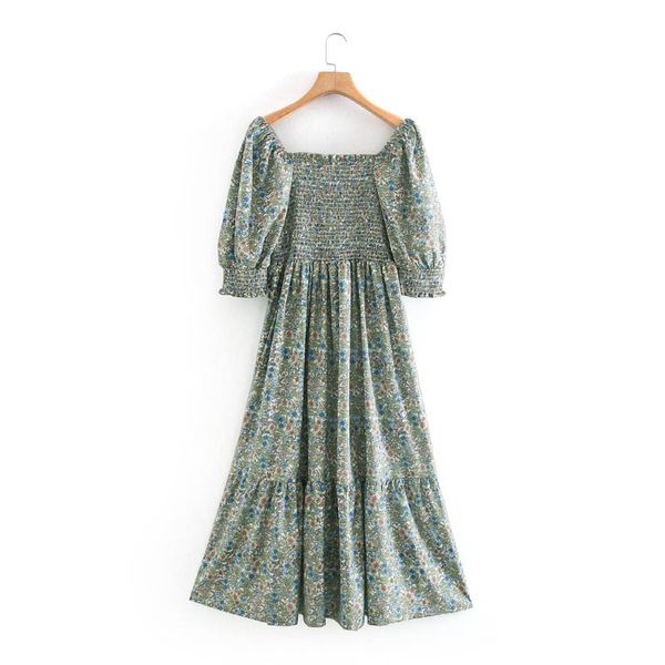 casual dresses qz185 summer ladies floral print square neck elastic backpack long dress women stylish clothing, Black;gray
casual dresses qz185 summer ladies floral print square neck elastic backpack long dress women stylish clothing, Black;gray