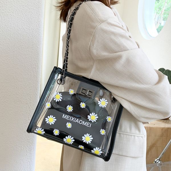 2020 summerdaisy pattern transparent pvc women beach bags lady's bag purses and handbag shoulder bags women's handbags
2020 summerdaisy pattern transparent pvc women beach bags lady's bag purses and handbag shoulder bags women's handbags