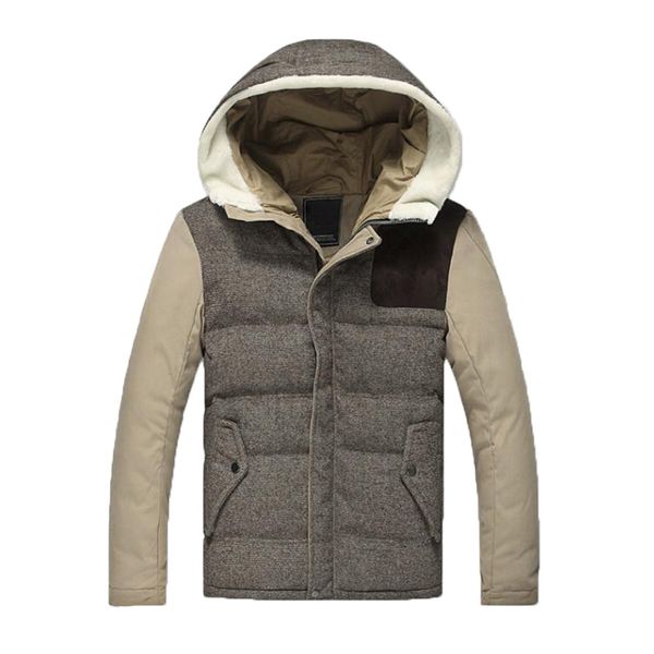 mens winter jackets and coats warm hooded zipped thick solid fleece coat cotton-padded jacket veste homme hiver, Tan;black
mens winter jackets and coats warm hooded zipped thick solid fleece coat cotton-padded jacket veste homme hiver, Tan;black
