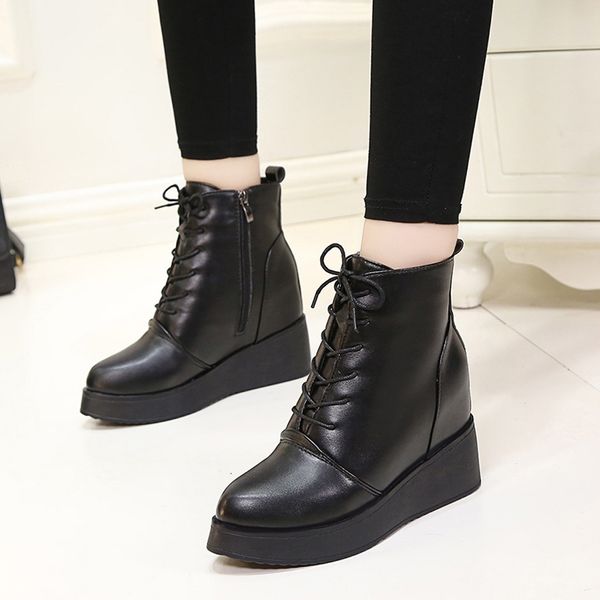 perimedes rubber boots for women thick bottomed increasing booties single boots high-heeled cross -tie shoes billetera mujer, Black
perimedes rubber boots for women thick bottomed increasing booties single boots high-heeled cross -tie shoes billetera mujer, Black